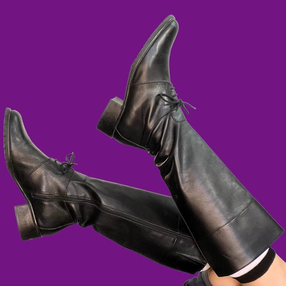 Coldwater Creek Shoes Coldwater Creek 9s Vintage Lace Up Round Toe